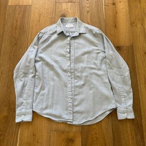 ISTO. Flannel Shirt in Light Blue